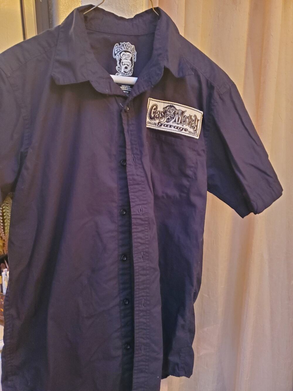 Gas Monkey Garage Button Up Shirt Size Medium